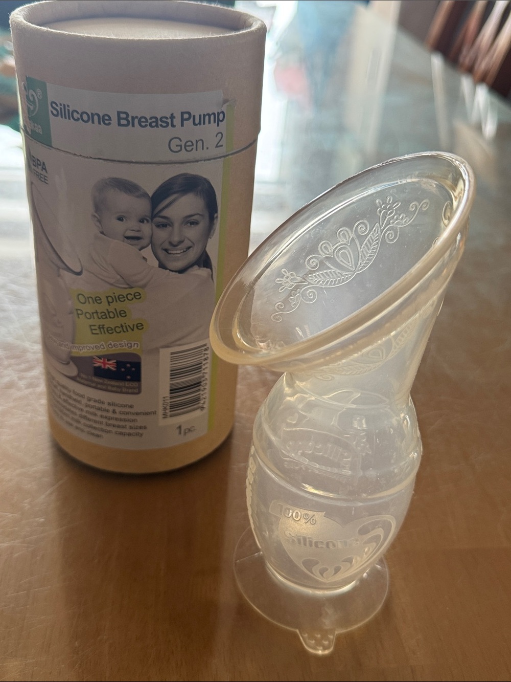 Silicone Breast Pump Gen. 2 - Clear